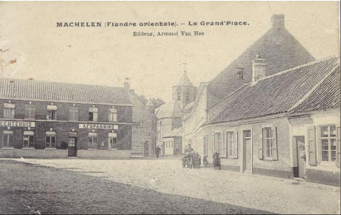 De Machelse 'Grand Place' voor de Eerste Wereldoorlog