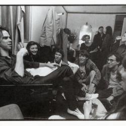 Nick Cave in de backstage van de Brielpoort