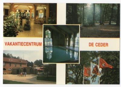Postkaart vakantiecentrum De Ceder