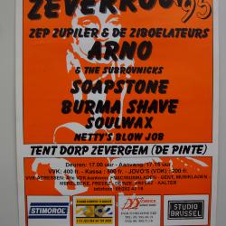 De affiche van de derde editie van Zeverrock