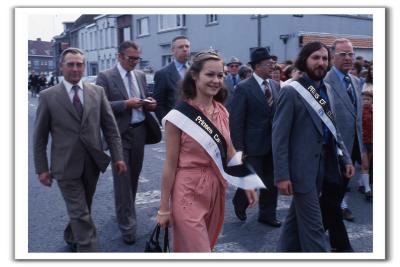 Prins en prinses Canteclaer op de jaarmarkt 1978.