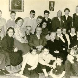 Julienne Santens met haar familie