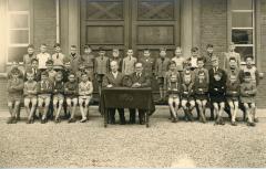 Het derde studiejaar van het Sint-Hendrikscollege in 1956