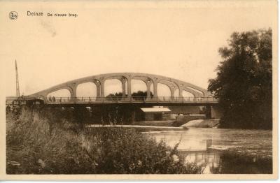 De 'nieuwe brug' te Deinze