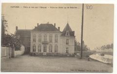 Villa en zicht op de Schelde