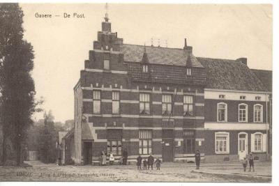 Het postkantoor op de Markt in 1904