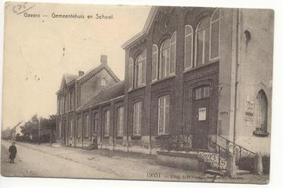 083a WS gemeentehuis en school gavere 1913.jpg