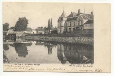 096 WS entree du village gavere 1904.jpg