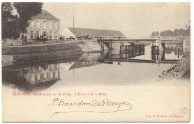 112 WS De Schelde en de Brug. L'Escaut et le Pont.jpg