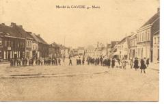 Marché de Gavere de Markt 1910