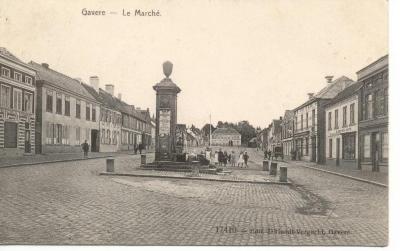 Postkaart De Markt 1941  