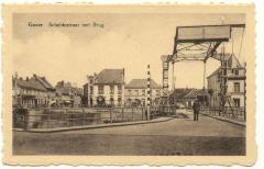 Scheldestraat met brug en bruggendraaier (serie Gaver, jaren 1950)