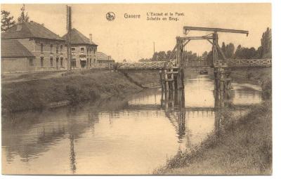 Gavere L'Escaut et le Pont Schelde en brug 1940