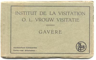 Gavere Institut de la Visitation O.L.Vrouw Visitatie Gavere afscheurbare zichtkaarten cartes-vues détachables Nels