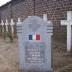 Ereperk voor gesneuvelde Fransen op het oude kerkhof van Olsene