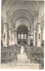 Gavere Binnenkant kerk 1903