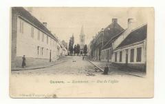 Gavere Kerkstraat Rue de l'église 1905