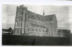 Kerk van Eke tijdens de heropbouw