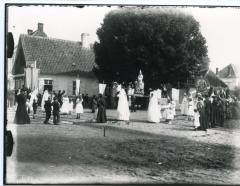 Processie te Eke tijdens de Eerste Wereldoorlog