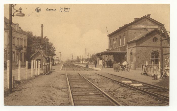 Postkaart Station Gavere