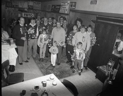 De gewestkampioenen van de krieleniers anno 1986