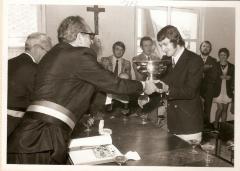  Huldiging van Erwin Vandendaele, winnaar van de Gouden Schoen 1971