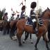 De Koninklijke Escorte te paard in Nazareth-Eke