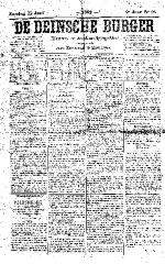De Deinsche Burger: Zondag 25 juni 1882