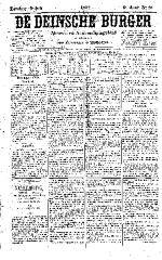 De Deinsche Burger: Zondag 9 juli 1882
