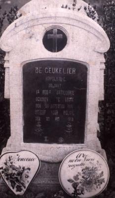 Het graf van Hippolyte De Ceukelier