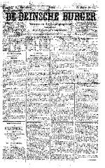 De Deinsche Burger: Zondag 8 oktober 1882