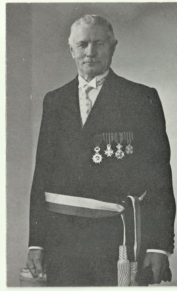Bidprentje oud-burgemeester Adolf Haerens