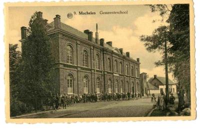 De gemeentelijke jongensschool van Machelen-aan-de-Leie