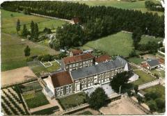 Luchtfoto van het Zults Sint-Vincentiusrusthuis