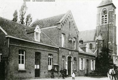 Het Olsense gemeentehuis voor de Eerste Wereldoorlog