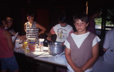 Op kamp in Heyd in 1991 - voor spijs en drank (2)