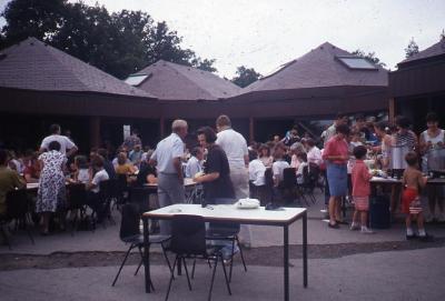 Op kamp in Heyd in 1991 - bezoekdag