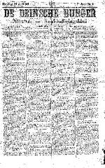De Deinsche Burger: Zondag 14 januari 1883