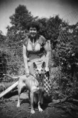 Germaine en trouwe herderhond