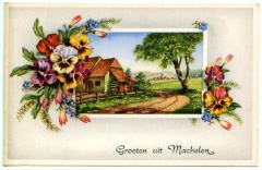 Groetenkaart Machelen-aan-de-Leie