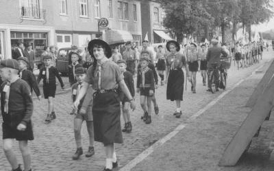 Districtsdag van de Pintse scouts in 1958