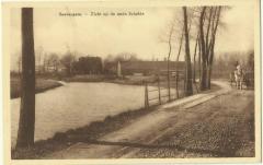 Zicht op de oude Schelde te Zevergem